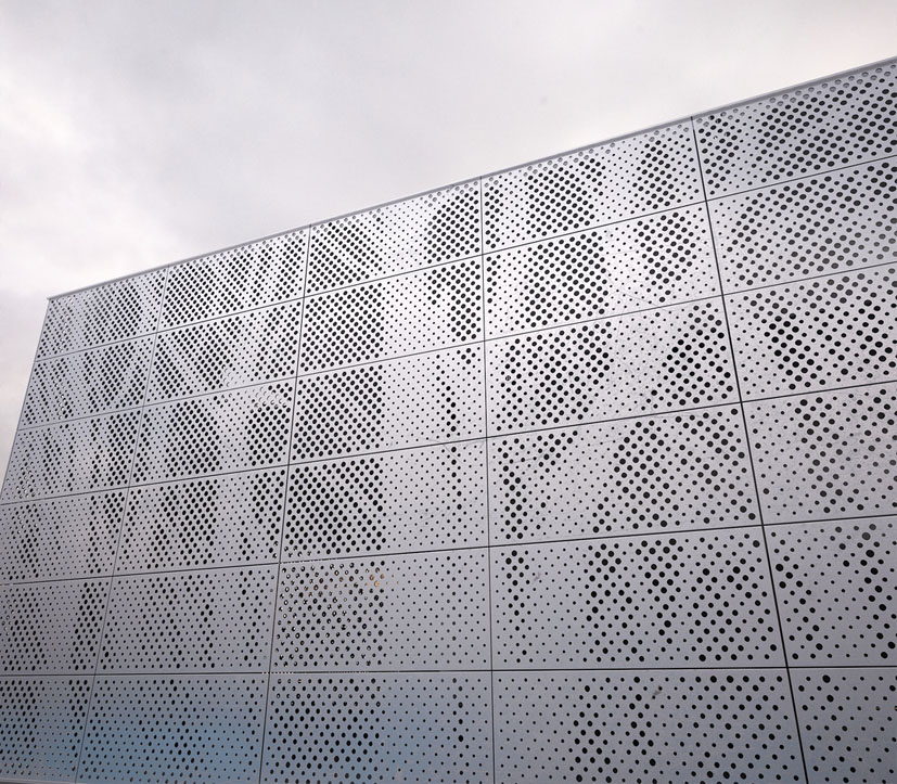 Corrugated Perforated Aluminum Panels