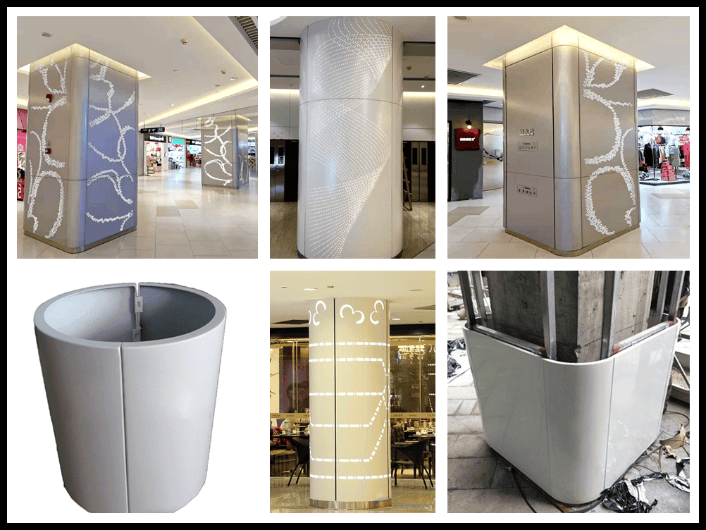 outdoor and indoor decoration columns covering